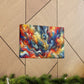 Contemplative Color Vortex Canvas - Abstract Wall Art - Neodigitalis Artimata