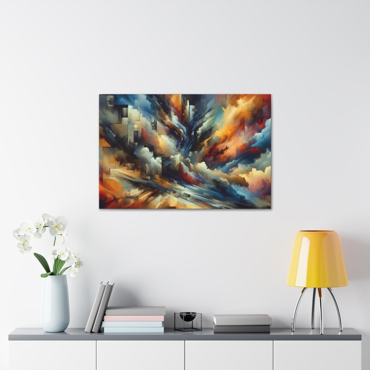 Cosmic Whirlwind Embrace - Abstract Wall Art - Neodigitalis Artimata