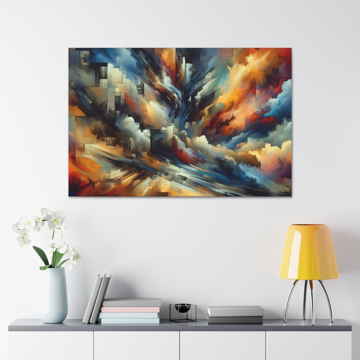 Cosmic Whirlwind Embrace - Abstract Wall Art - Neodigitalis Artimata