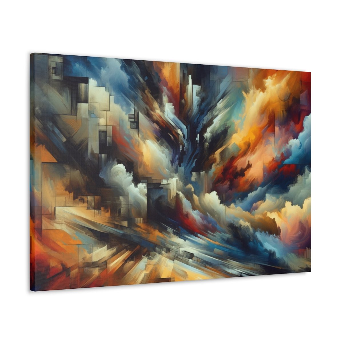 Cosmic Whirlwind Embrace - Abstract Wall Art - Neodigitalis Artimata