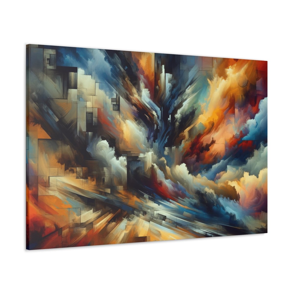 Cosmic Whirlwind Embrace - Abstract Wall Art - Neodigitalis Artimata