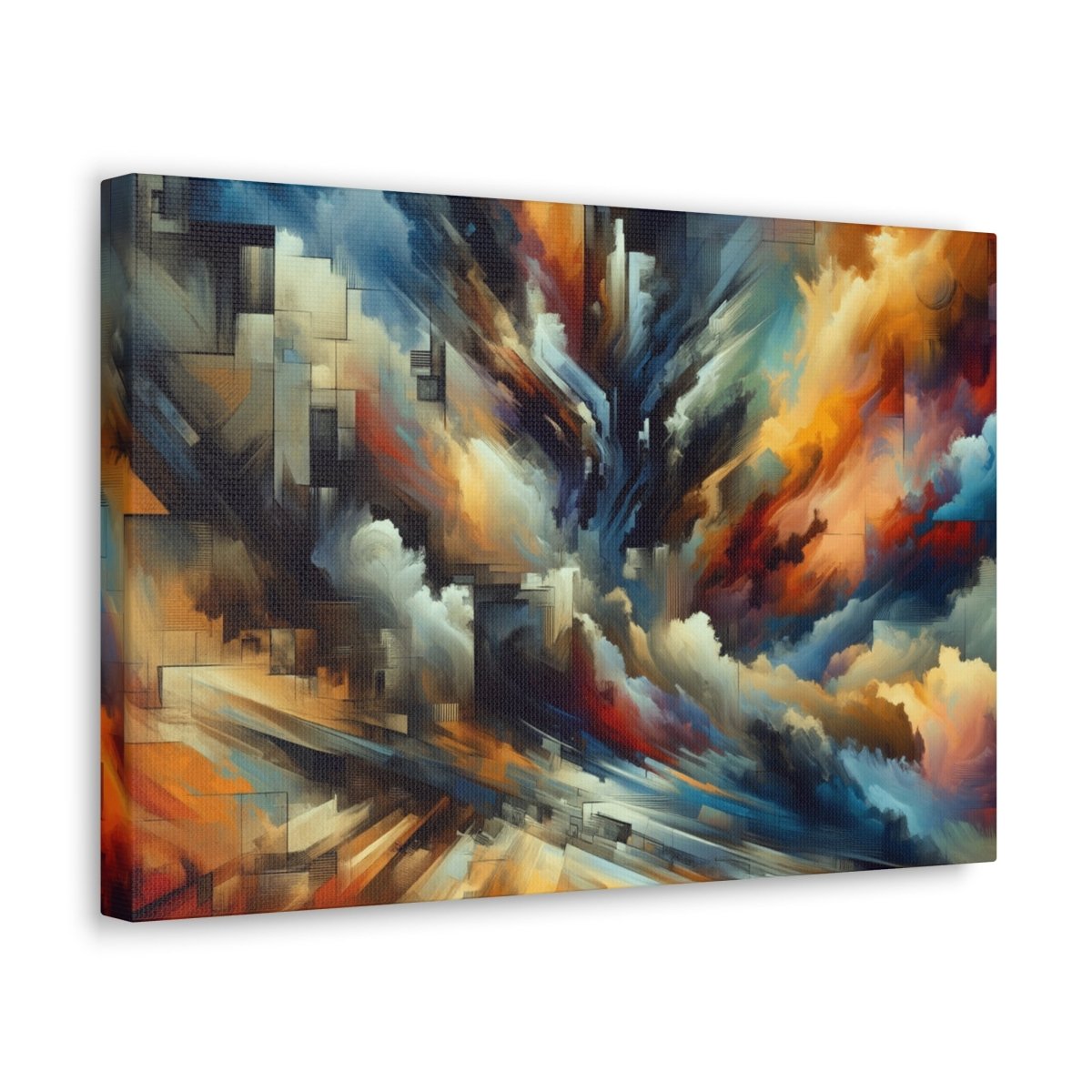 Cosmic Whirlwind Embrace - Abstract Wall Art - Neodigitalis Artimata