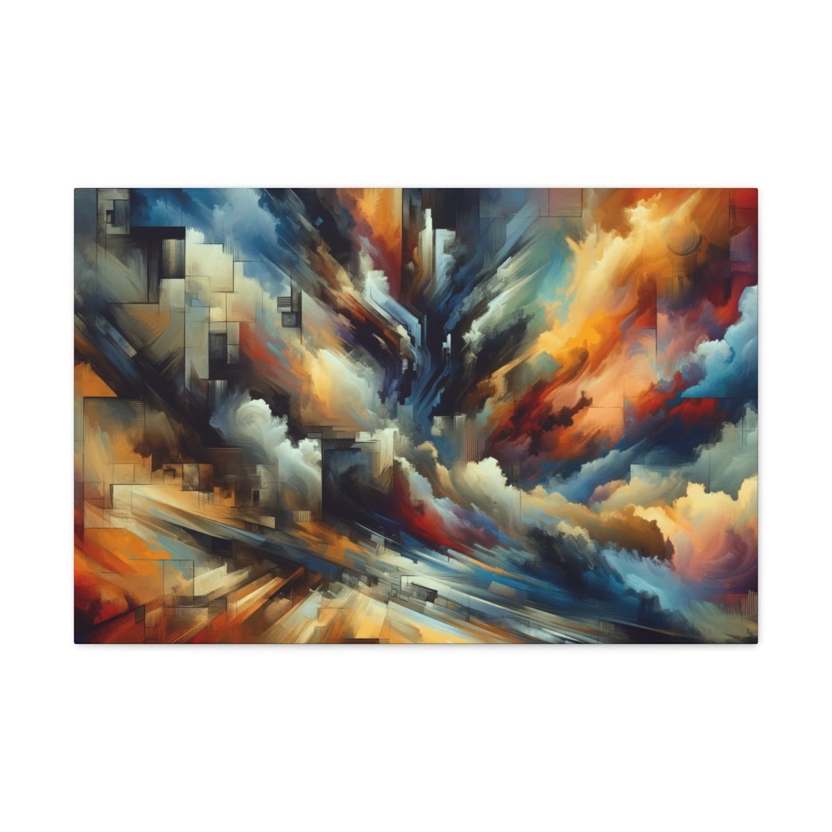 Cosmic Whirlwind Embrace - Abstract Wall Art - Neodigitalis Artimata