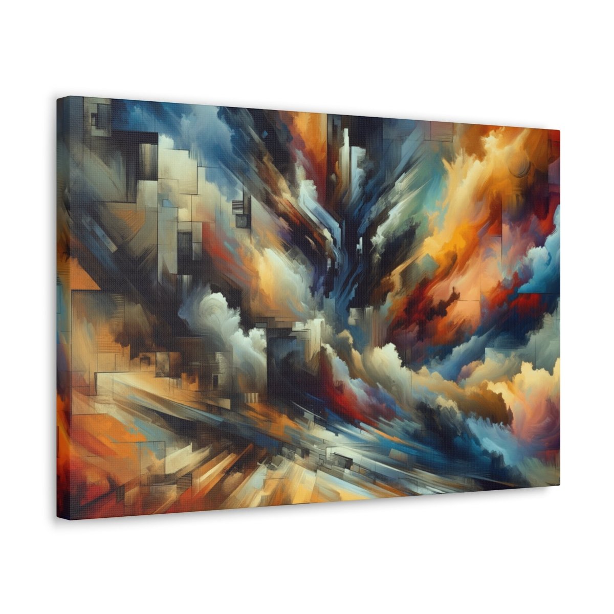 Cosmic Whirlwind Embrace - Abstract Wall Art - Neodigitalis Artimata