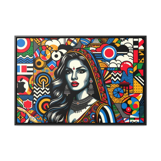 Cultural Pop Tapestry - Framed Pop Wall Art - Neodigitalis Artimata