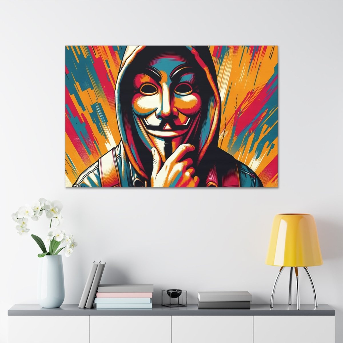 Digital Masquerade Pop Art - Pop Wall Art - Neodigitalis Artimata