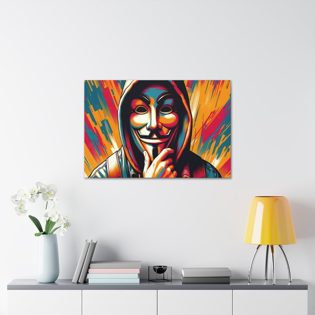 Digital Masquerade Pop Art - Pop Wall Art - Neodigitalis Artimata