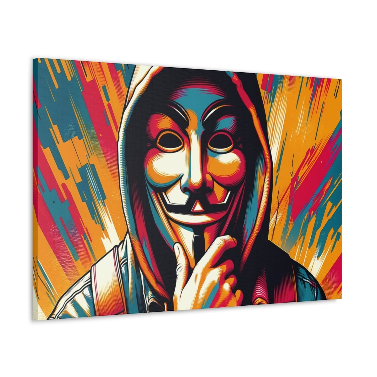 Digital Masquerade Pop Art - Pop Wall Art - Neodigitalis Artimata