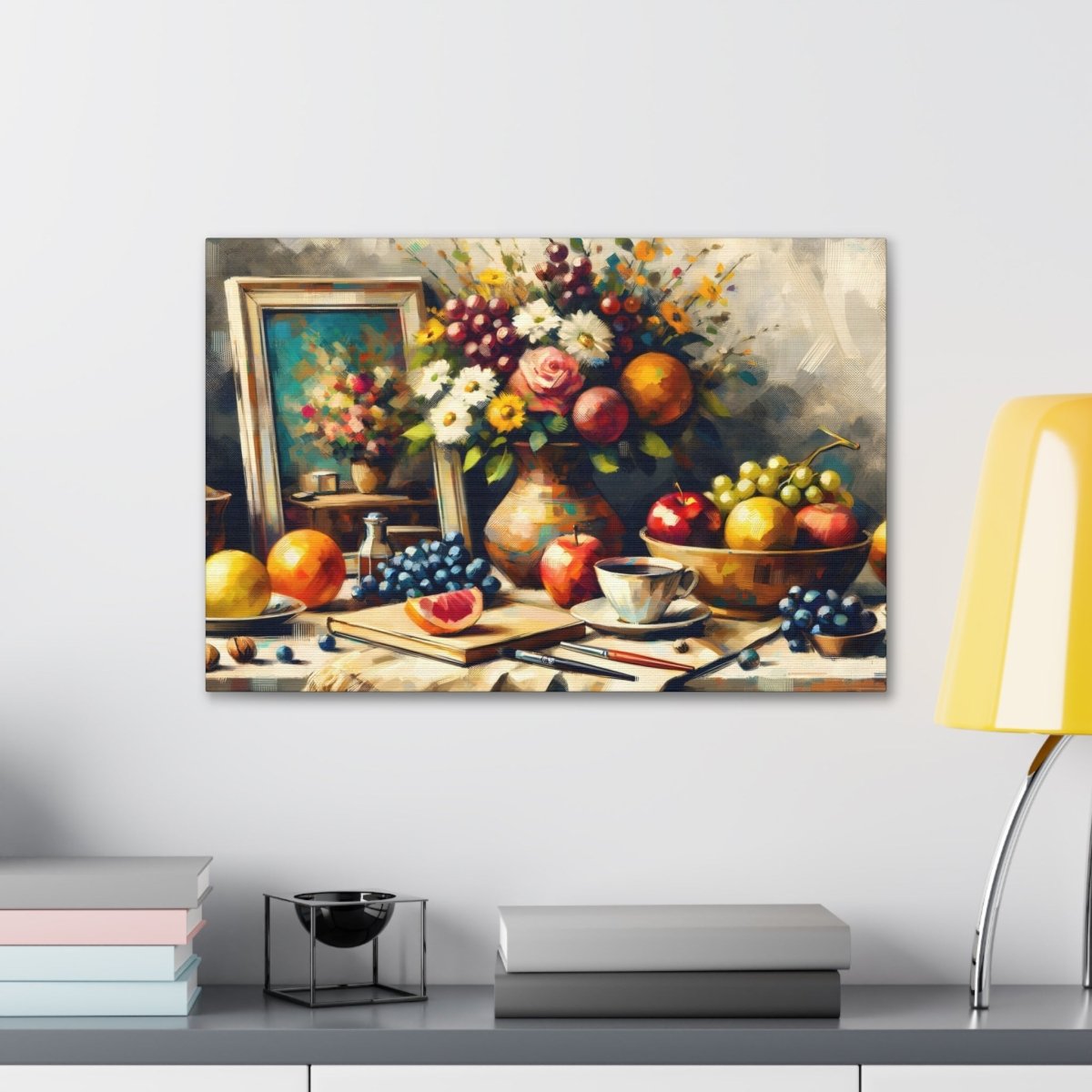 Luminous Floral Symphony - Impressionist Wall Art - NeoDIGITALis ARTimata