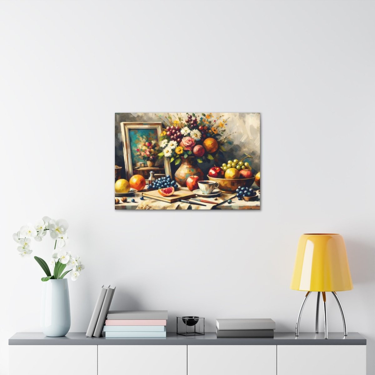 Luminous Floral Symphony - Impressionist Wall Art - NeoDIGITALis ARTimata