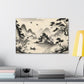 Mist-Wreathed Mountain Solace - Chinese Brush Wall Art - Neodigitalis Artimata