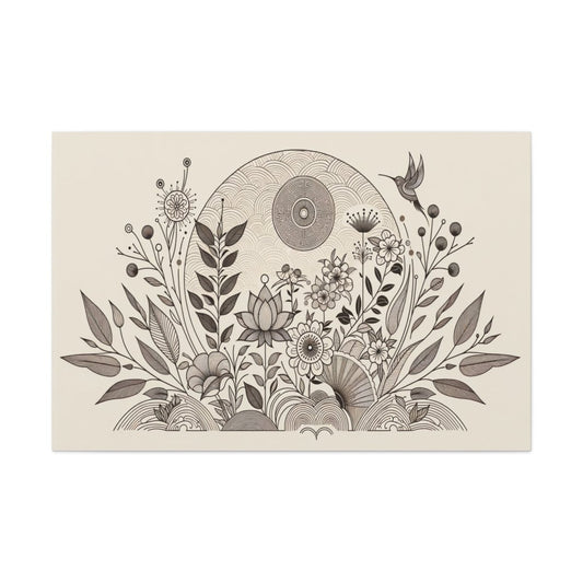 Mystic Dragon Essence: Traditional Asian-Inspired Linework Tapestry - Chinese Folk Art - Neodigitalis Artimata