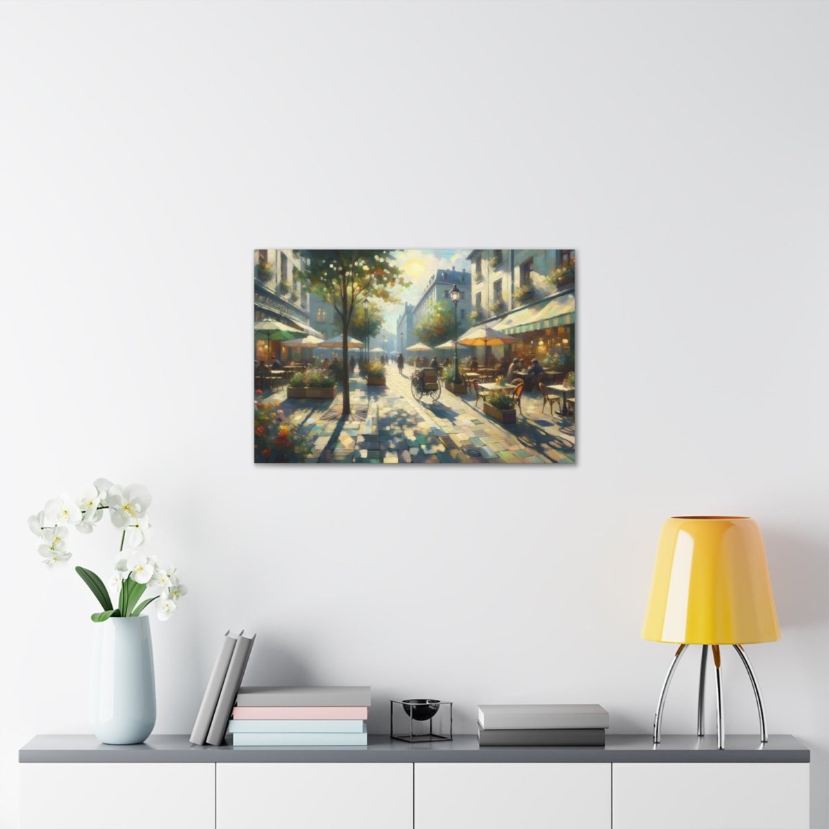 Parisian Sunlit Promenade - Impressionist Wall Art - Neodigitalis Artimata