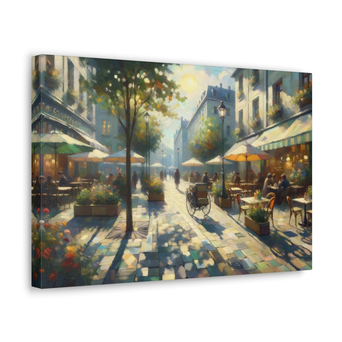 Parisian Sunlit Promenade - Impressionist Wall Art - Neodigitalis Artimata