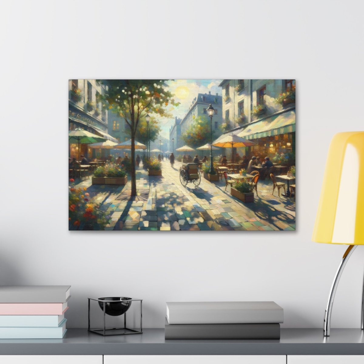 Parisian Sunlit Promenade - Impressionist Wall Art - Neodigitalis Artimata