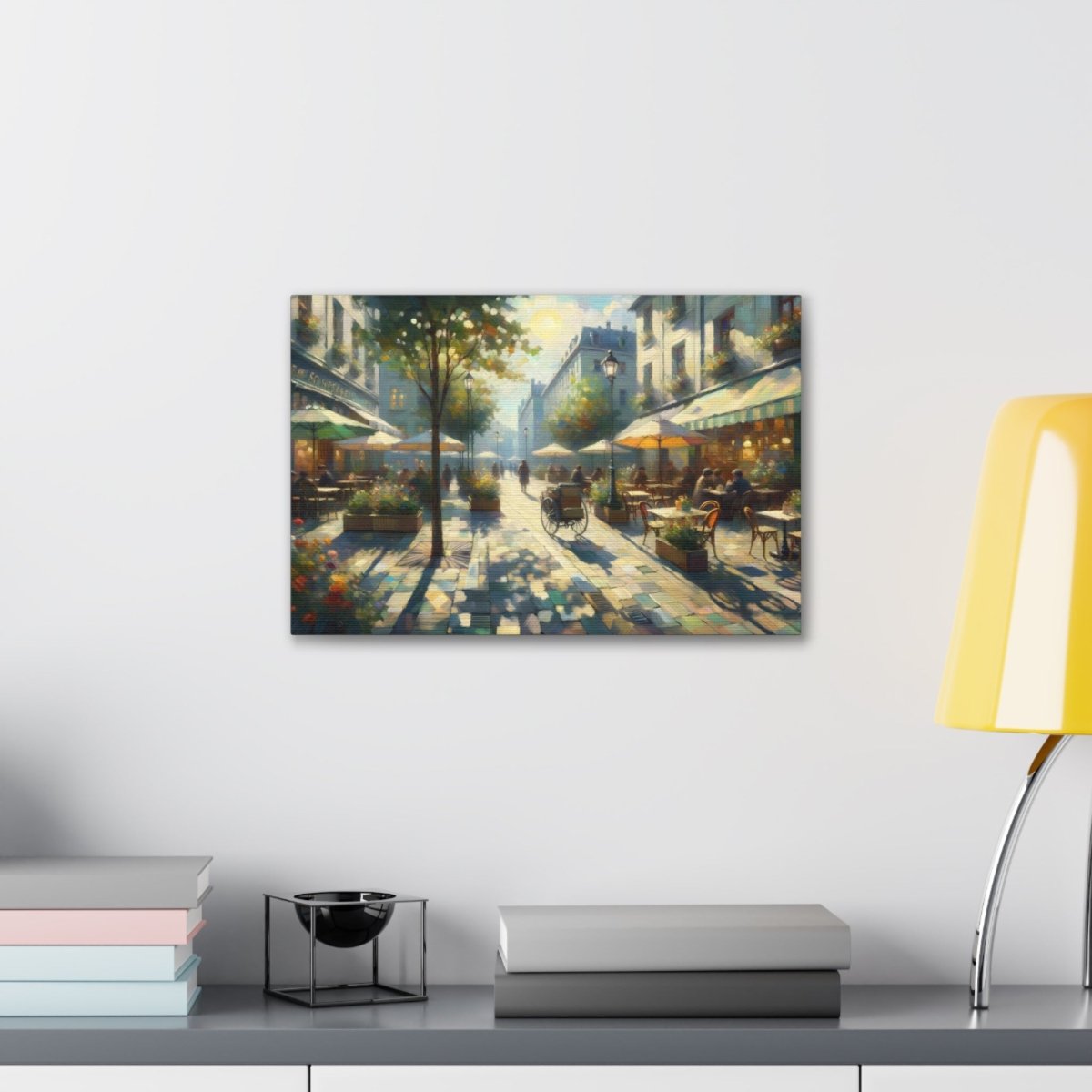 Parisian Sunlit Promenade - Impressionist Wall Art - Neodigitalis Artimata