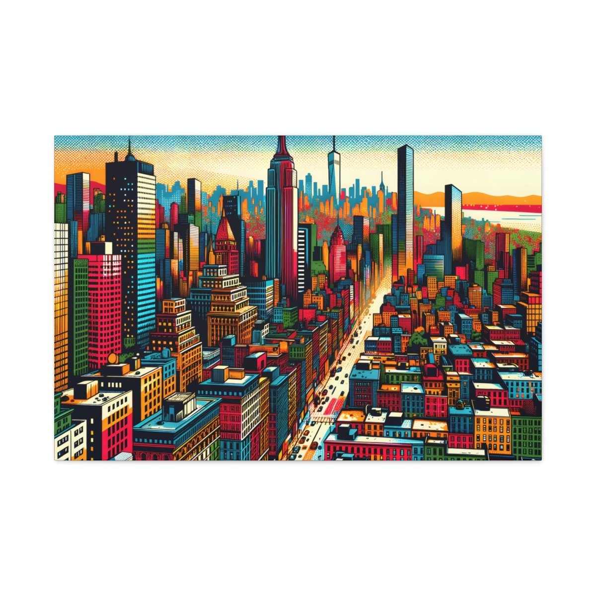 Pop Prism Urban Pulse - Pop Wall Art - Neodigitalis Artimata