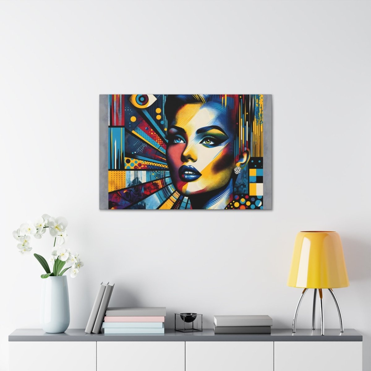 Pop Rebel Li'l Sis Portrait - Pop Wall Art - Neodigitalis Artimata