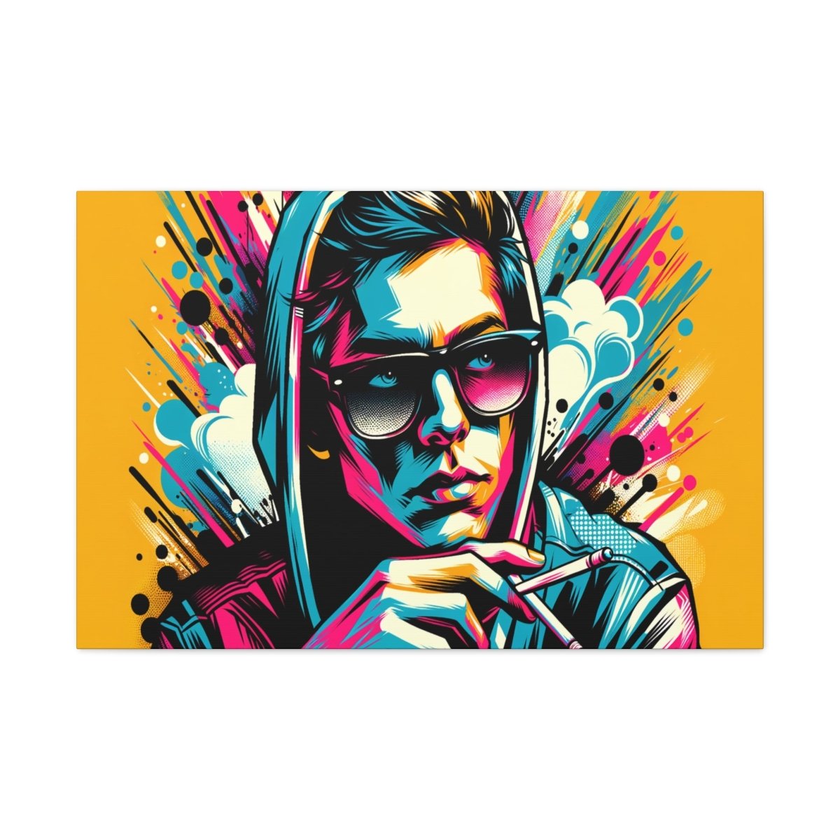 Retro Vibe Explosion Art - Pop Wall Art - Neodigitalis Artimata