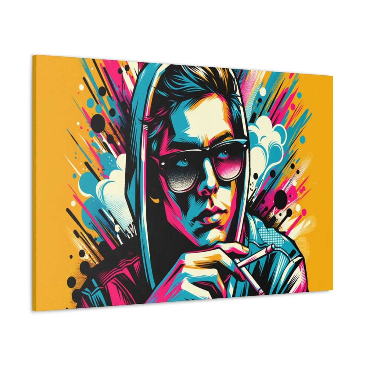 Retro Vibe Explosion Art - Pop Wall Art - Neodigitalis Artimata