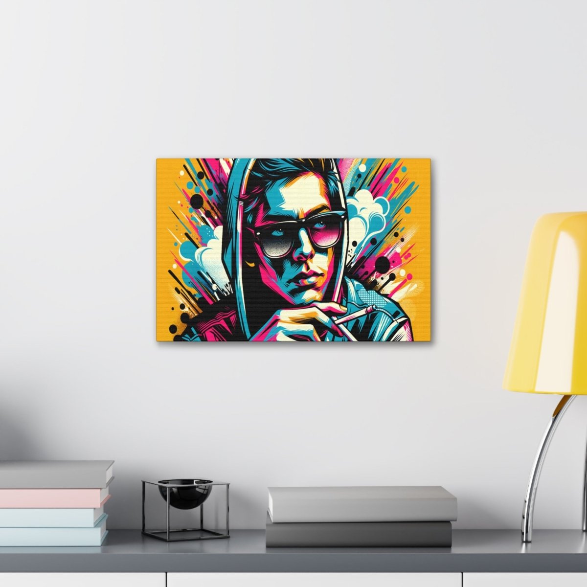 Retro Vibe Explosion Art - Pop Wall Art - Neodigitalis Artimata