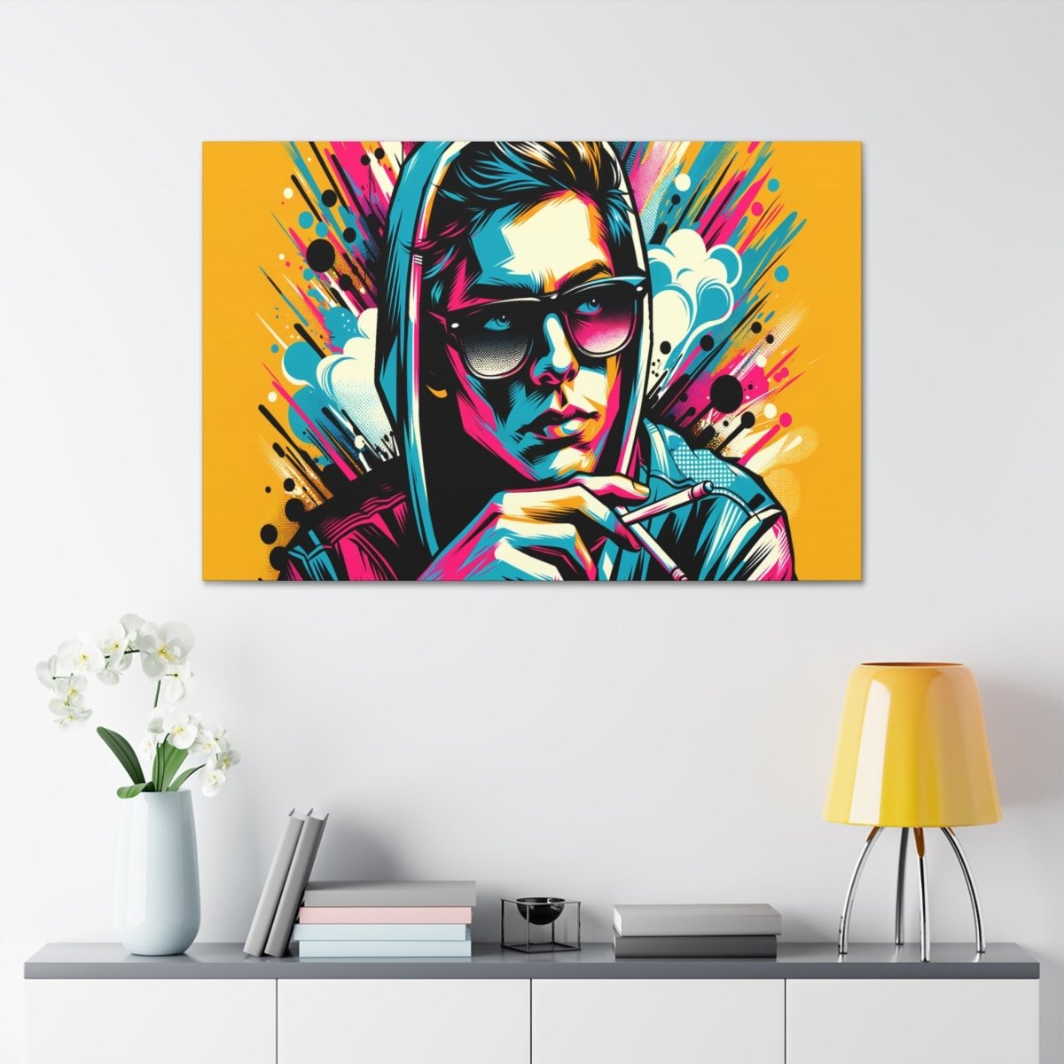 Retro Vibe Explosion Art - Pop Wall Art - Neodigitalis Artimata