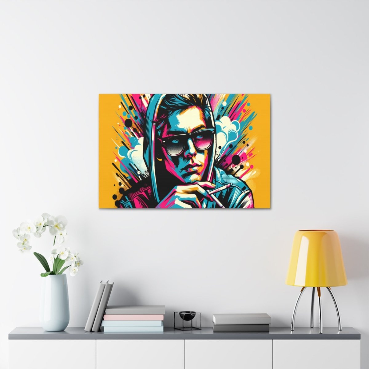 Retro Vibe Explosion Art - Pop Wall Art - Neodigitalis Artimata