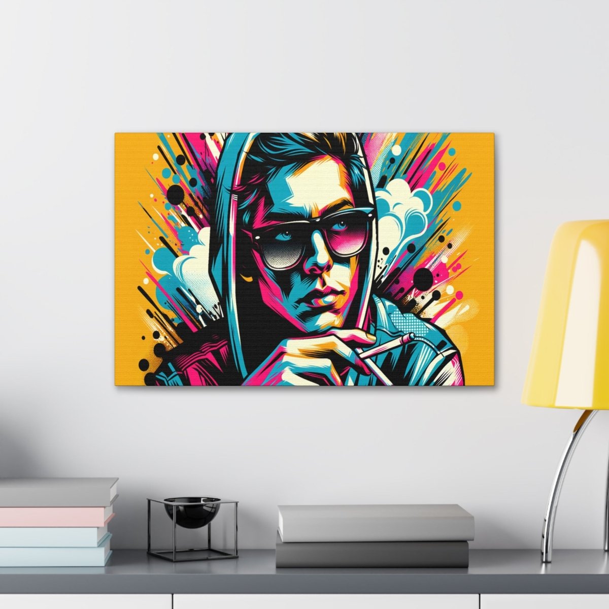 Retro Vibe Explosion Art - Pop Wall Art - Neodigitalis Artimata