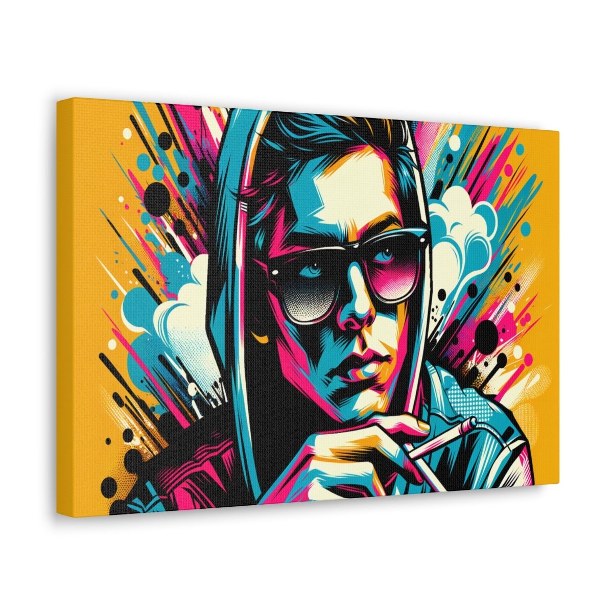 Retro Vibe Explosion Art - Pop Wall Art - Neodigitalis Artimata