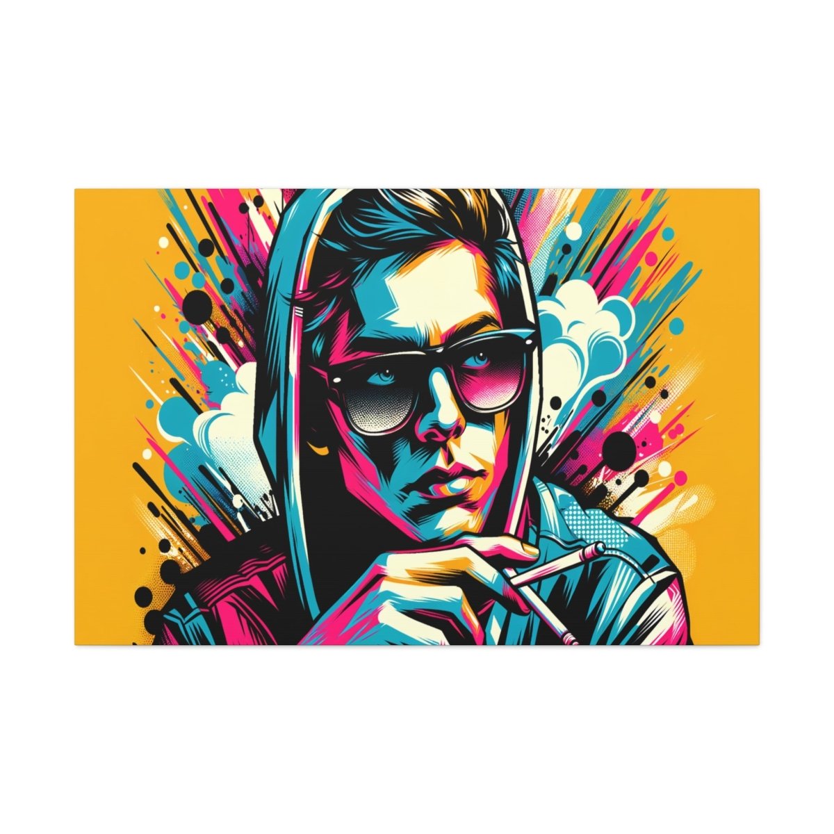 Retro Vibe Explosion Art - Pop Wall Art - Neodigitalis Artimata