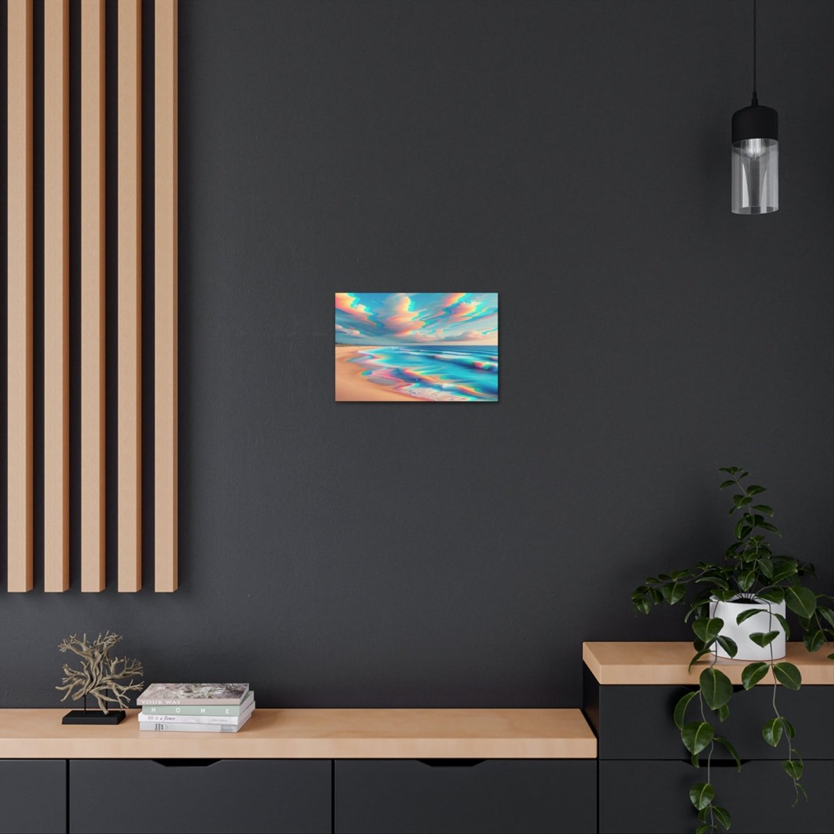 Retro Wave Mirage - Glitch Wall Art - Neodigitalis Artimata