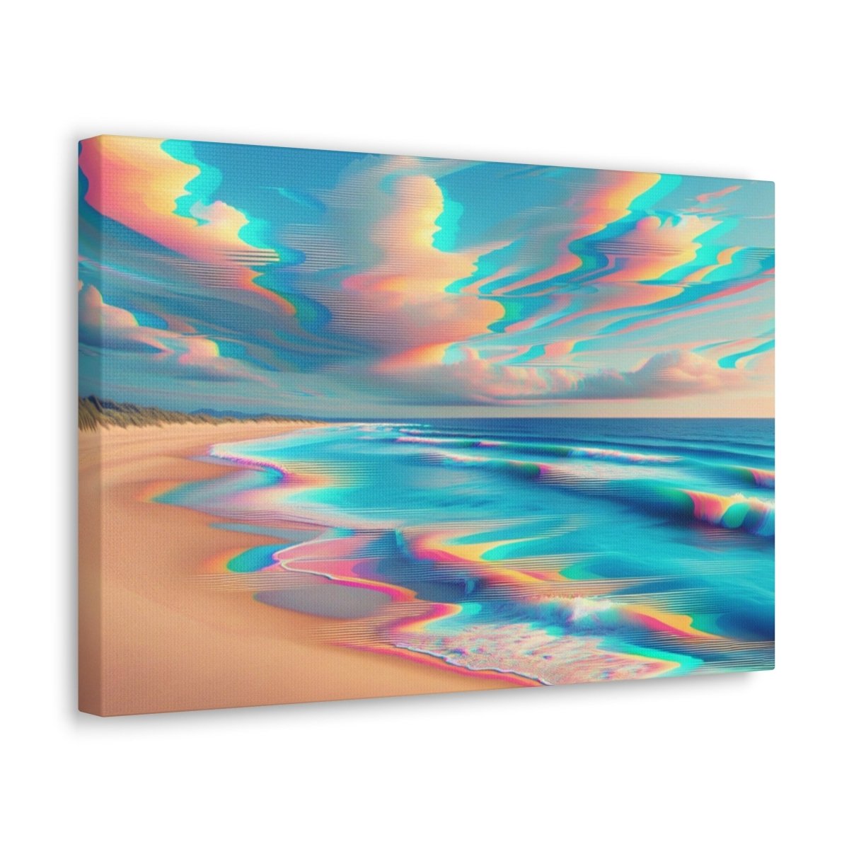 Retro Wave Mirage - Glitch Wall Art - Neodigitalis Artimata