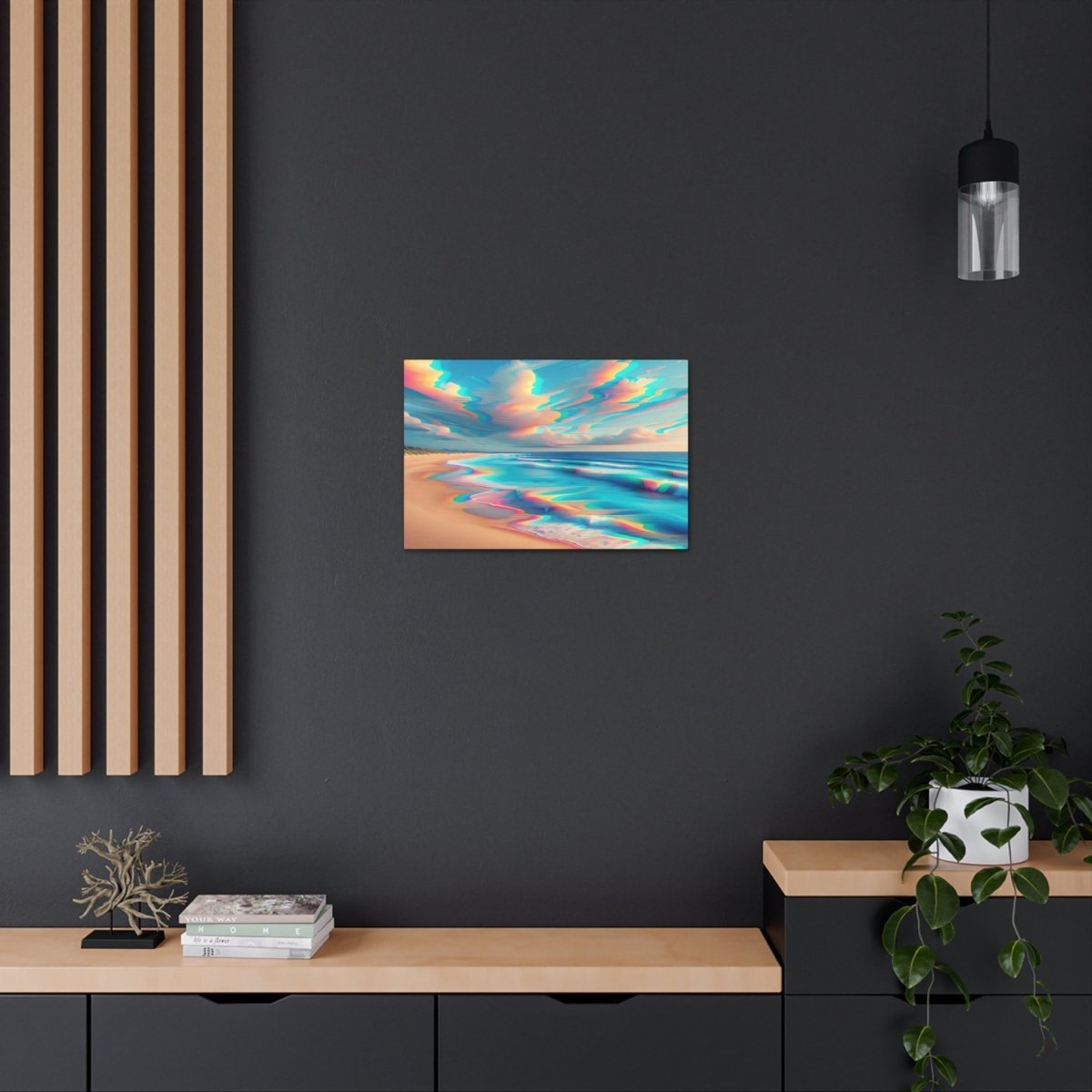 Retro Wave Mirage - Glitch Wall Art - Neodigitalis Artimata