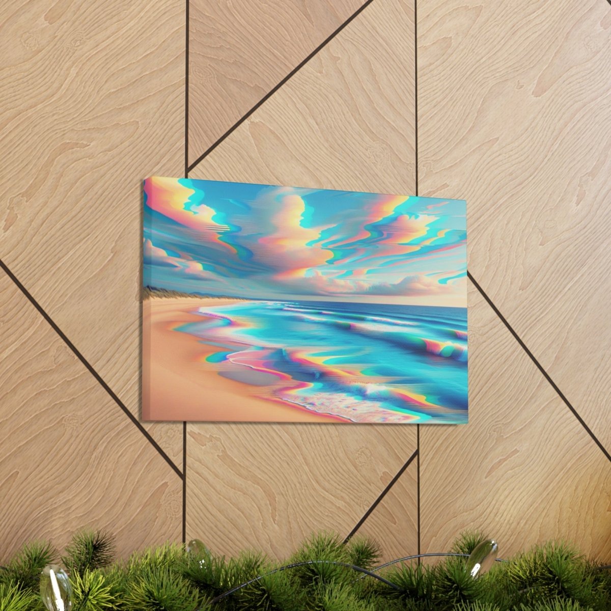 Retro Wave Mirage - Glitch Wall Art - Neodigitalis Artimata