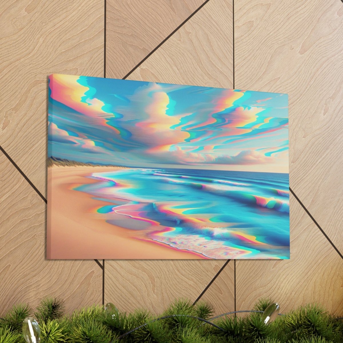 Retro Wave Mirage - Glitch Wall Art - Neodigitalis Artimata