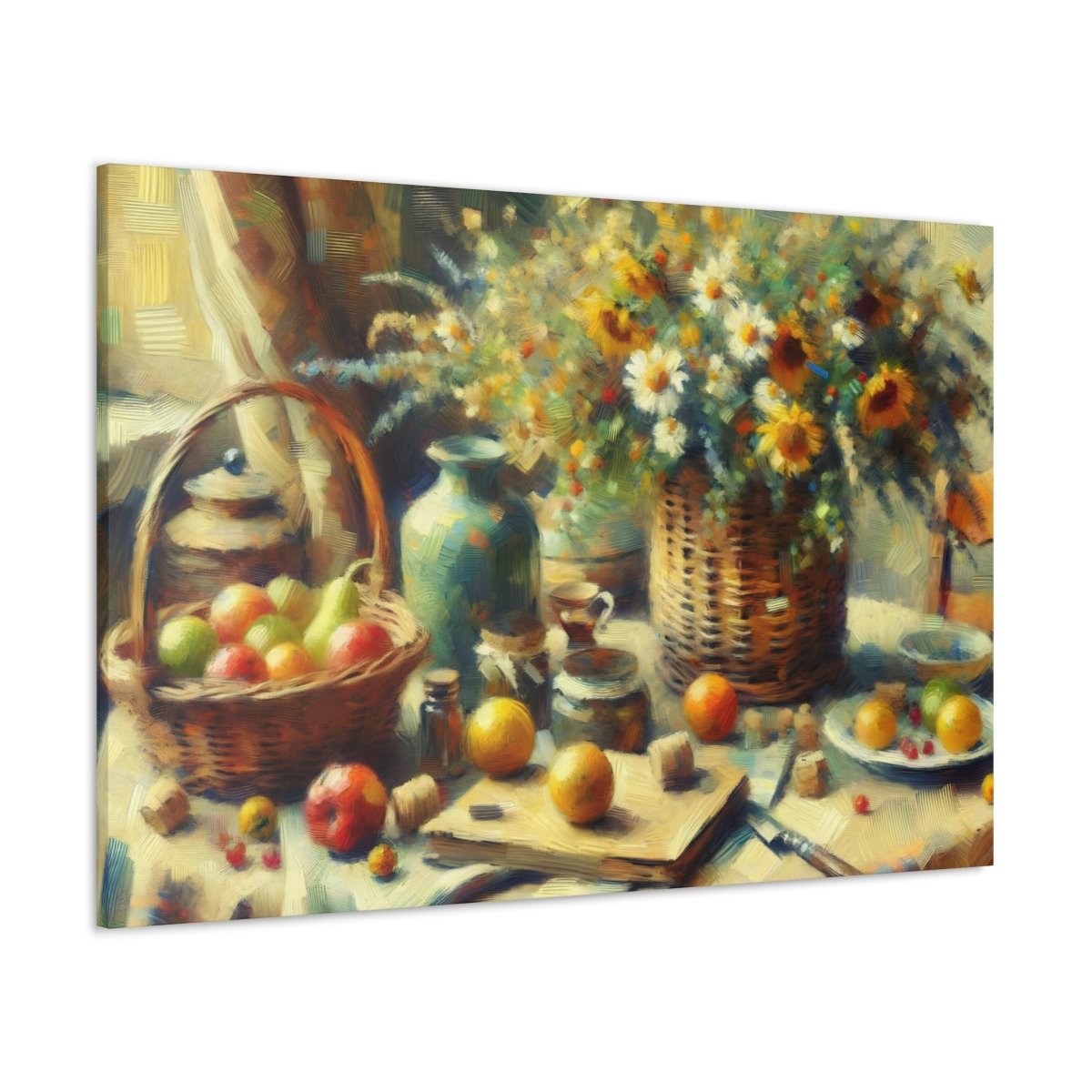 Sundrenched Harvest Melody - Impressionist Wall Art - Neodigitalis Artimata