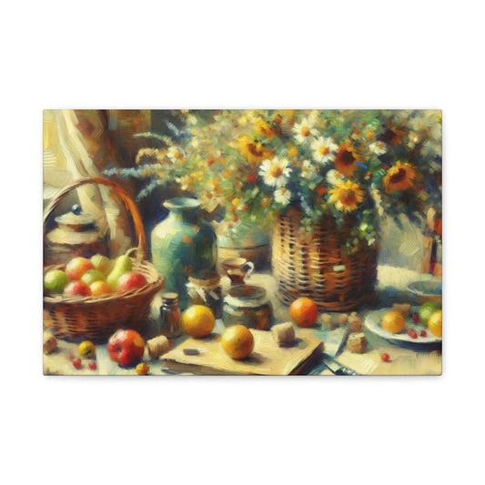 Sundrenched Harvest Melody - Impressionist Wall Art - Neodigitalis Artimata