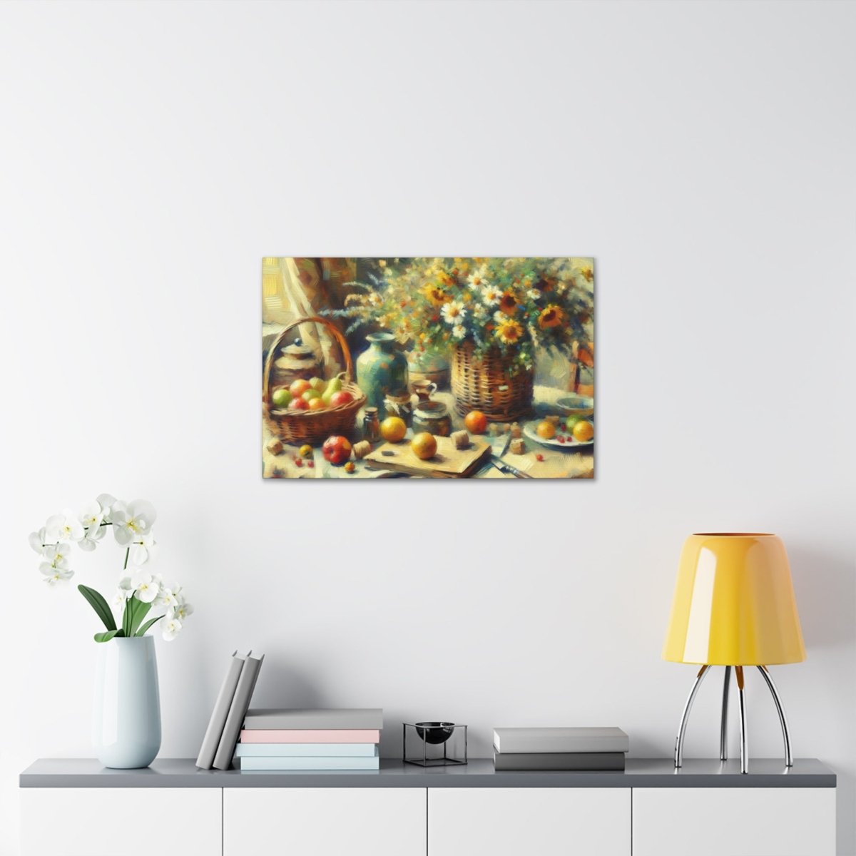 Sundrenched Harvest Melody - Impressionist Wall Art - Neodigitalis Artimata