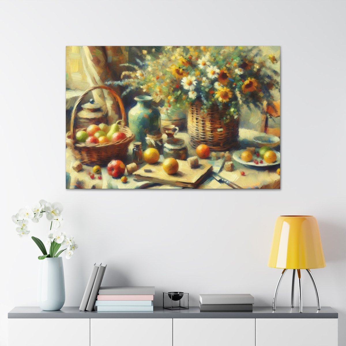 Sundrenched Harvest Melody - Impressionist Wall Art - Neodigitalis Artimata