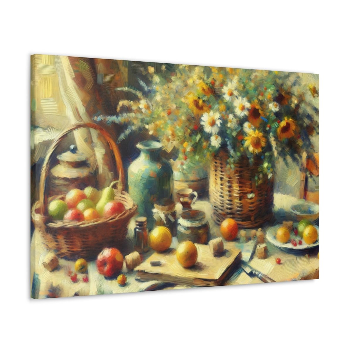 Sundrenched Harvest Melody - Impressionist Wall Art - Neodigitalis Artimata