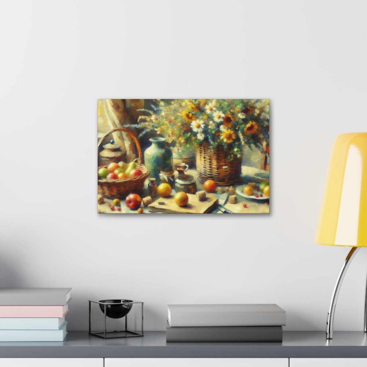 Sundrenched Harvest Melody - Impressionist Wall Art - Neodigitalis Artimata