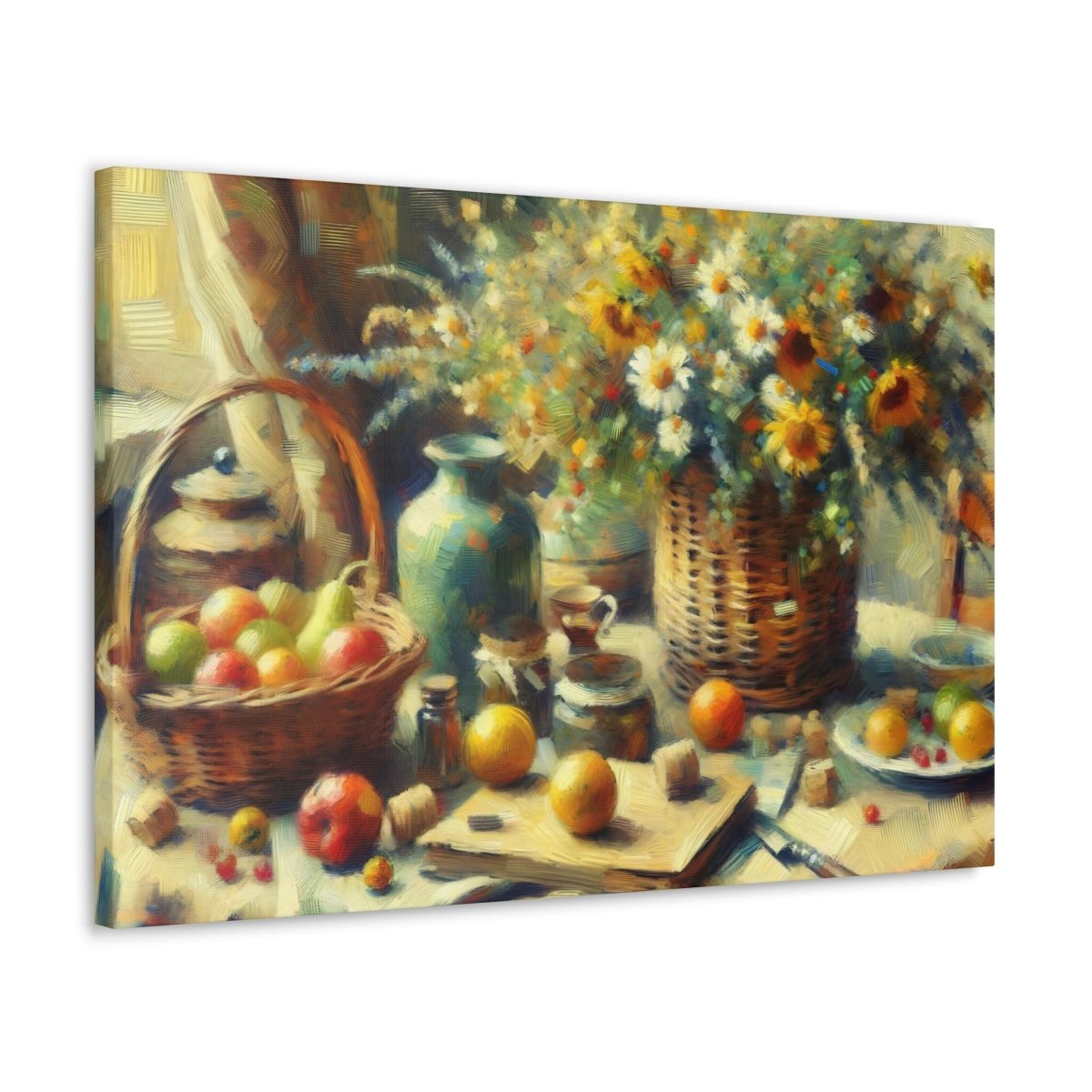 Sundrenched Harvest Melody - Impressionist Wall Art - Neodigitalis Artimata