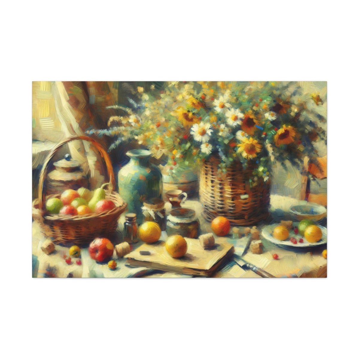 Sundrenched Harvest Melody - Impressionist Wall Art - Neodigitalis Artimata