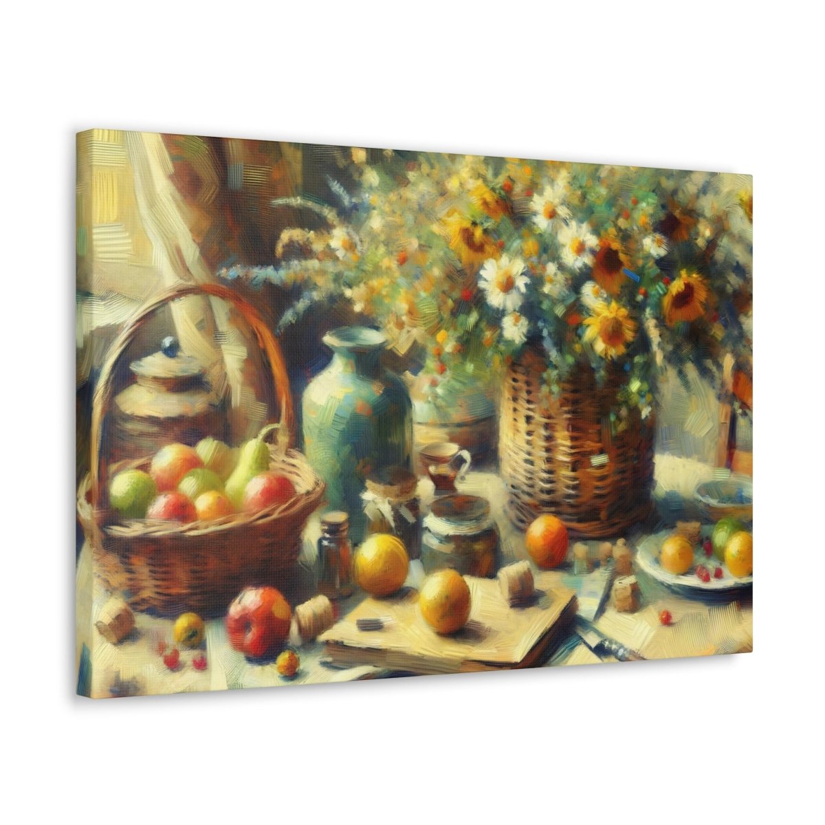 Sundrenched Harvest Melody - Impressionist Wall Art - Neodigitalis Artimata