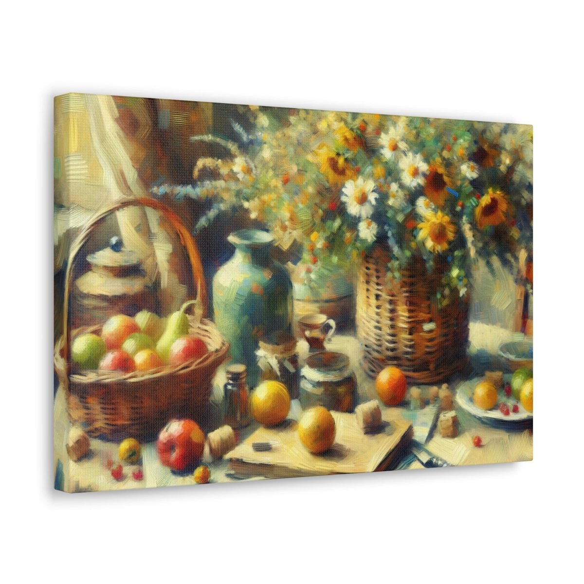 Sundrenched Harvest Melody - Impressionist Wall Art - Neodigitalis Artimata