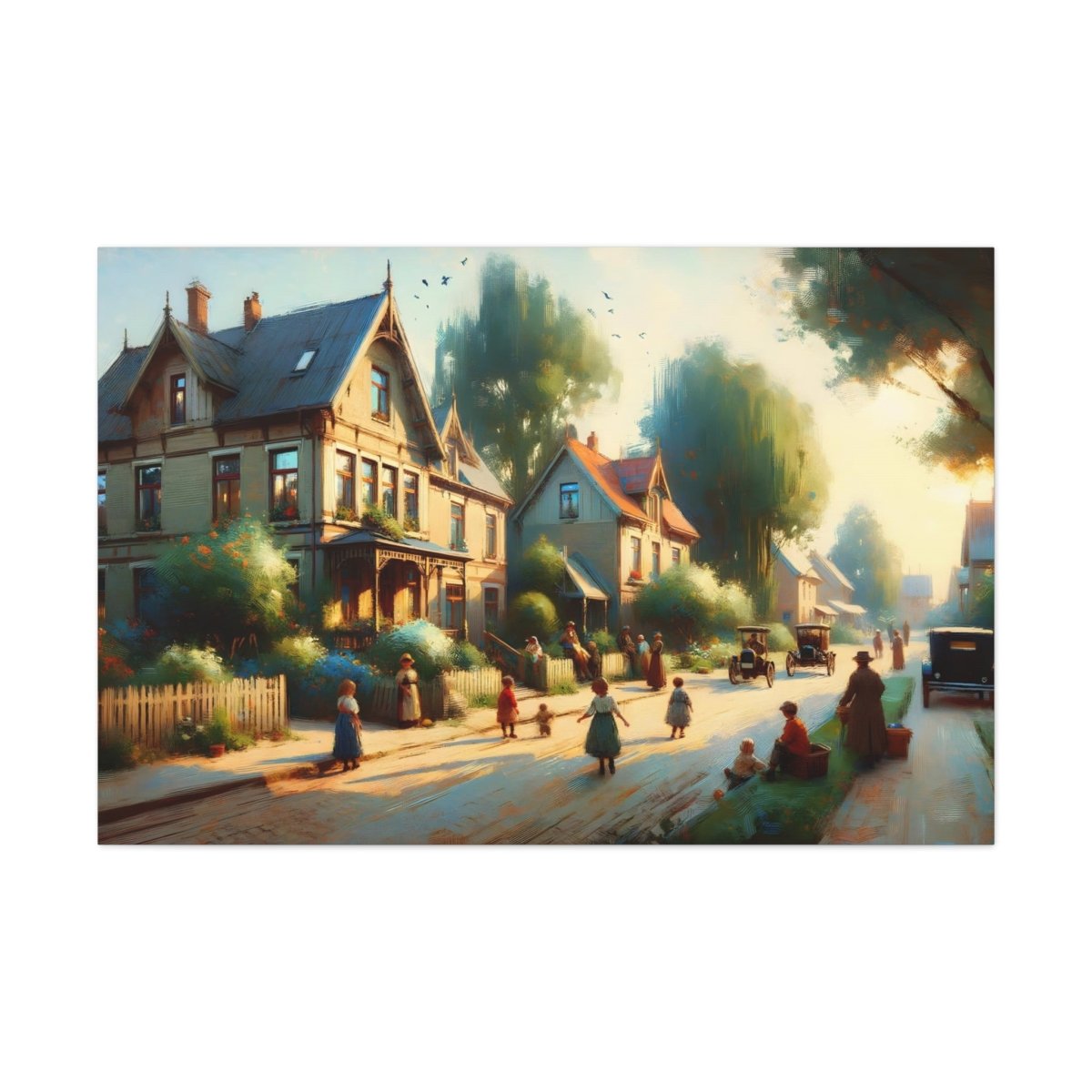 Twilight Harmonies Canvas - Impressionist Wall Art - Neodigitalis Artimata