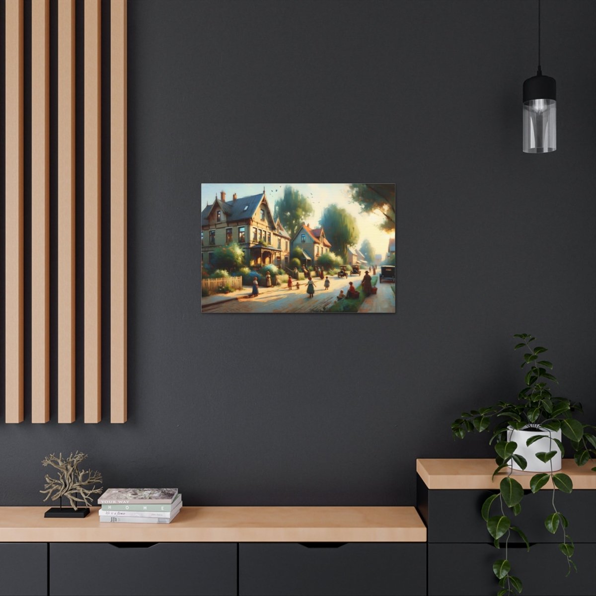 Twilight Harmonies Canvas - Impressionist Wall Art - Neodigitalis Artimata