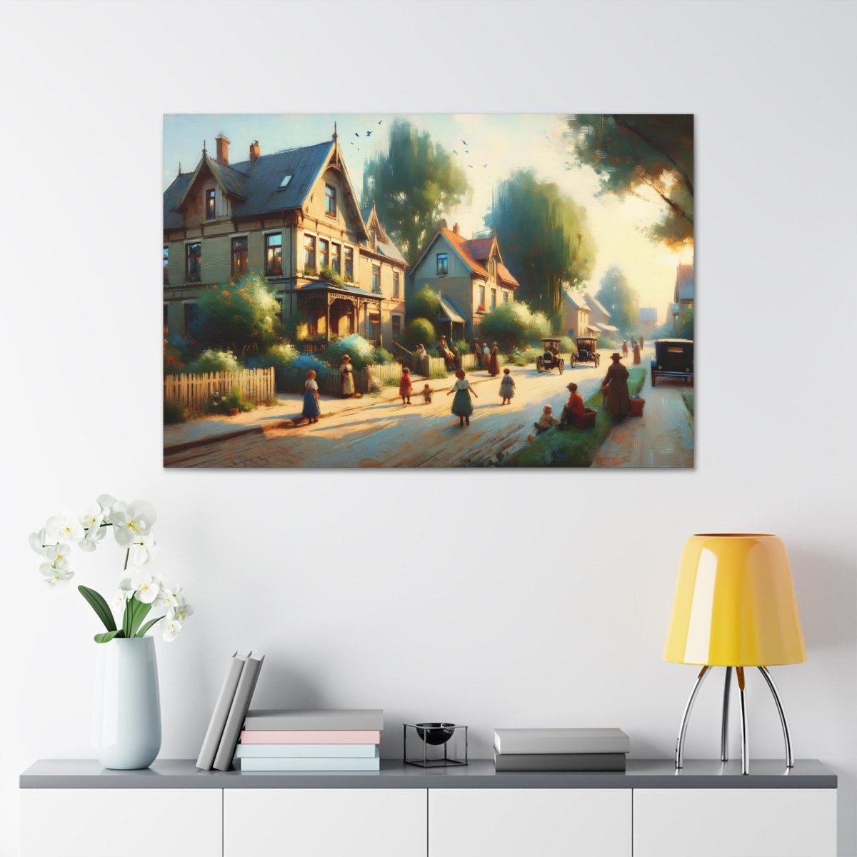 Twilight Harmonies Canvas - Impressionist Wall Art - Neodigitalis Artimata