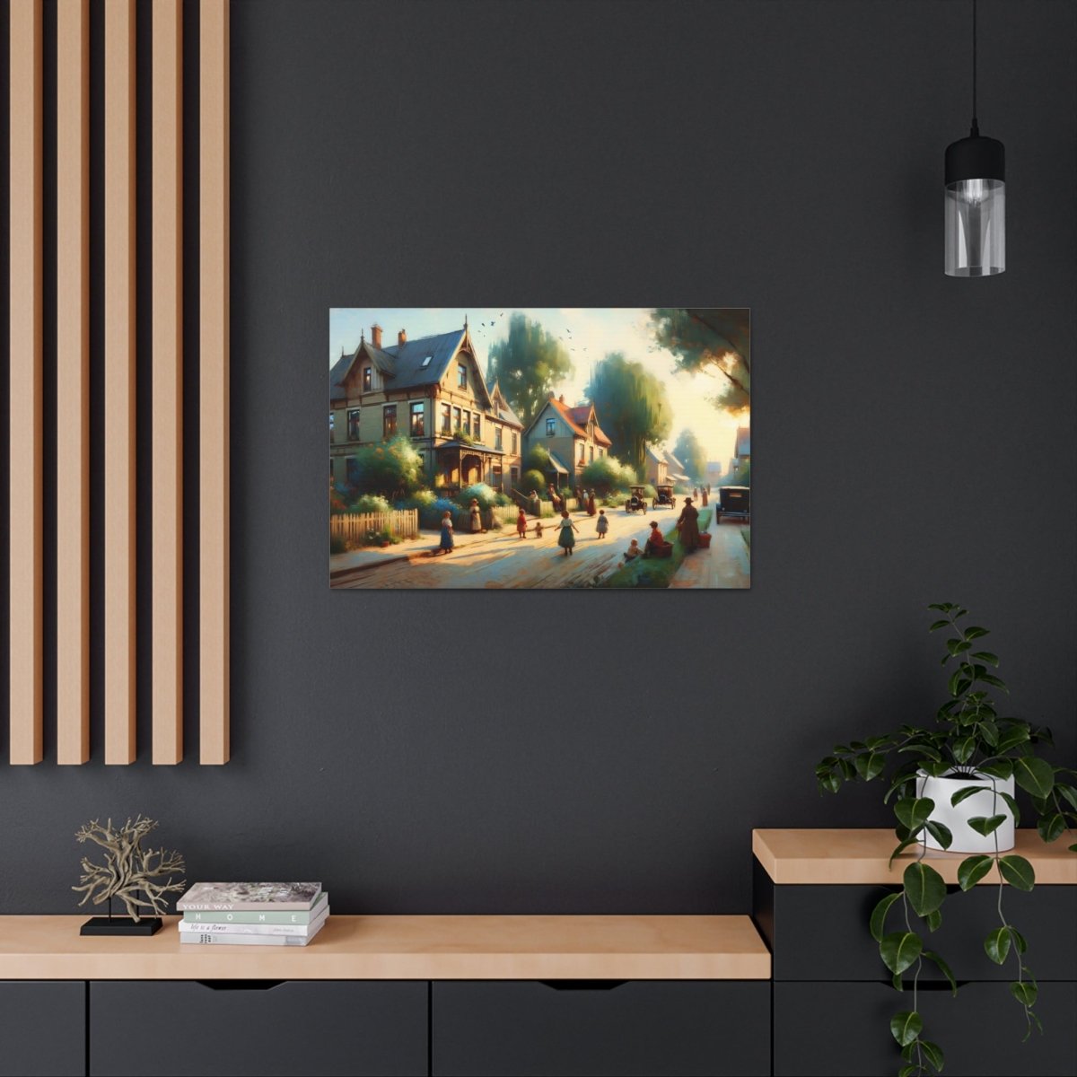 Twilight Harmonies Canvas - Impressionist Wall Art - Neodigitalis Artimata