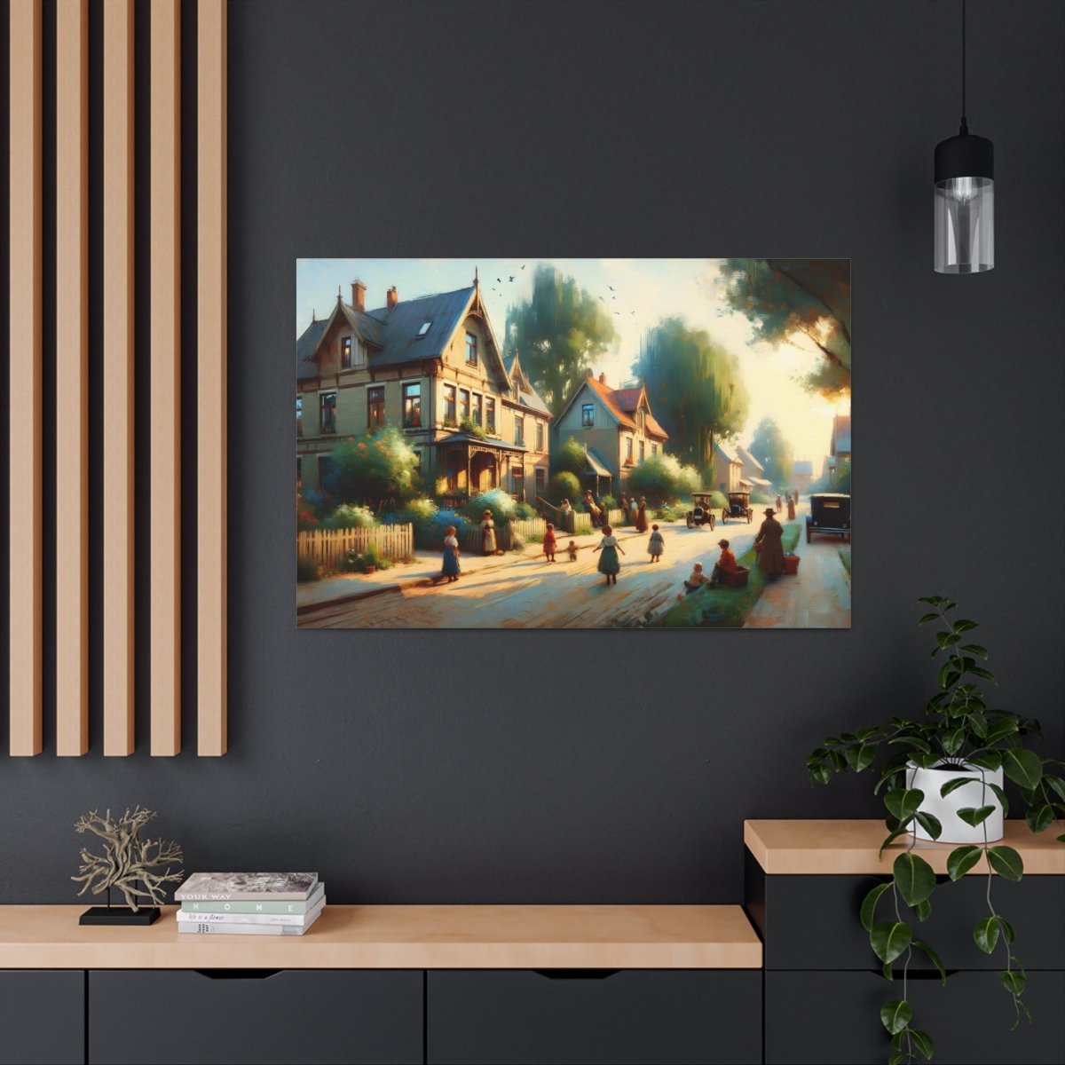 Twilight Harmonies Canvas - Impressionist Wall Art - Neodigitalis Artimata